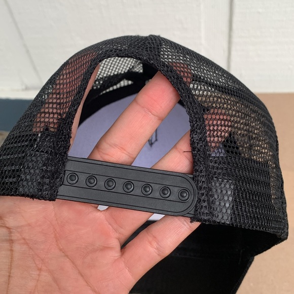 Mens Fishing American Flag Cap Trucker Hat Snapback Hats Black Nwt - Picture 7 of 9